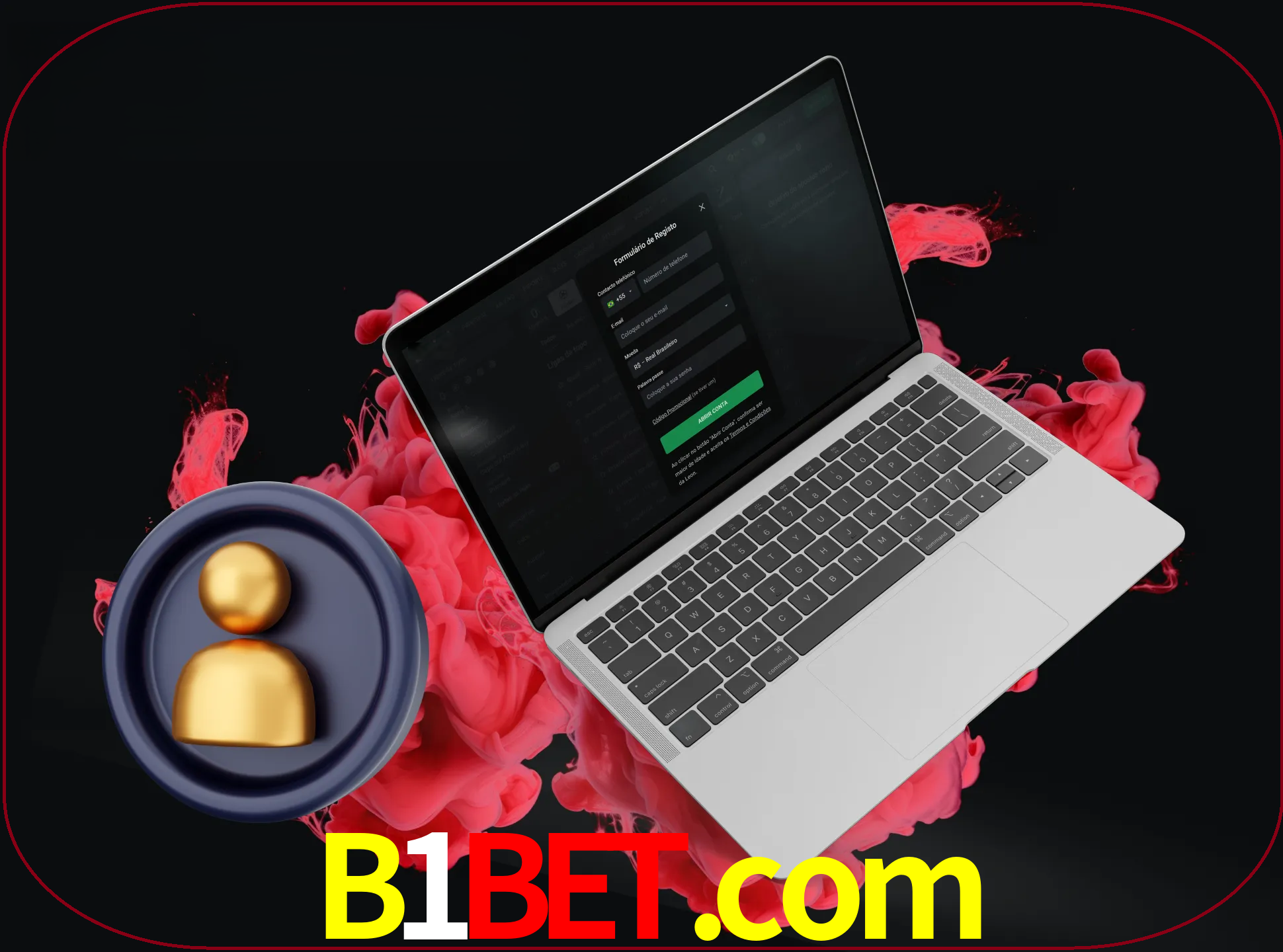 No cabeçalho do site b1bet, clique no botão que o levará a um formulário especial onde terá de introduzir as suas informações actuais.