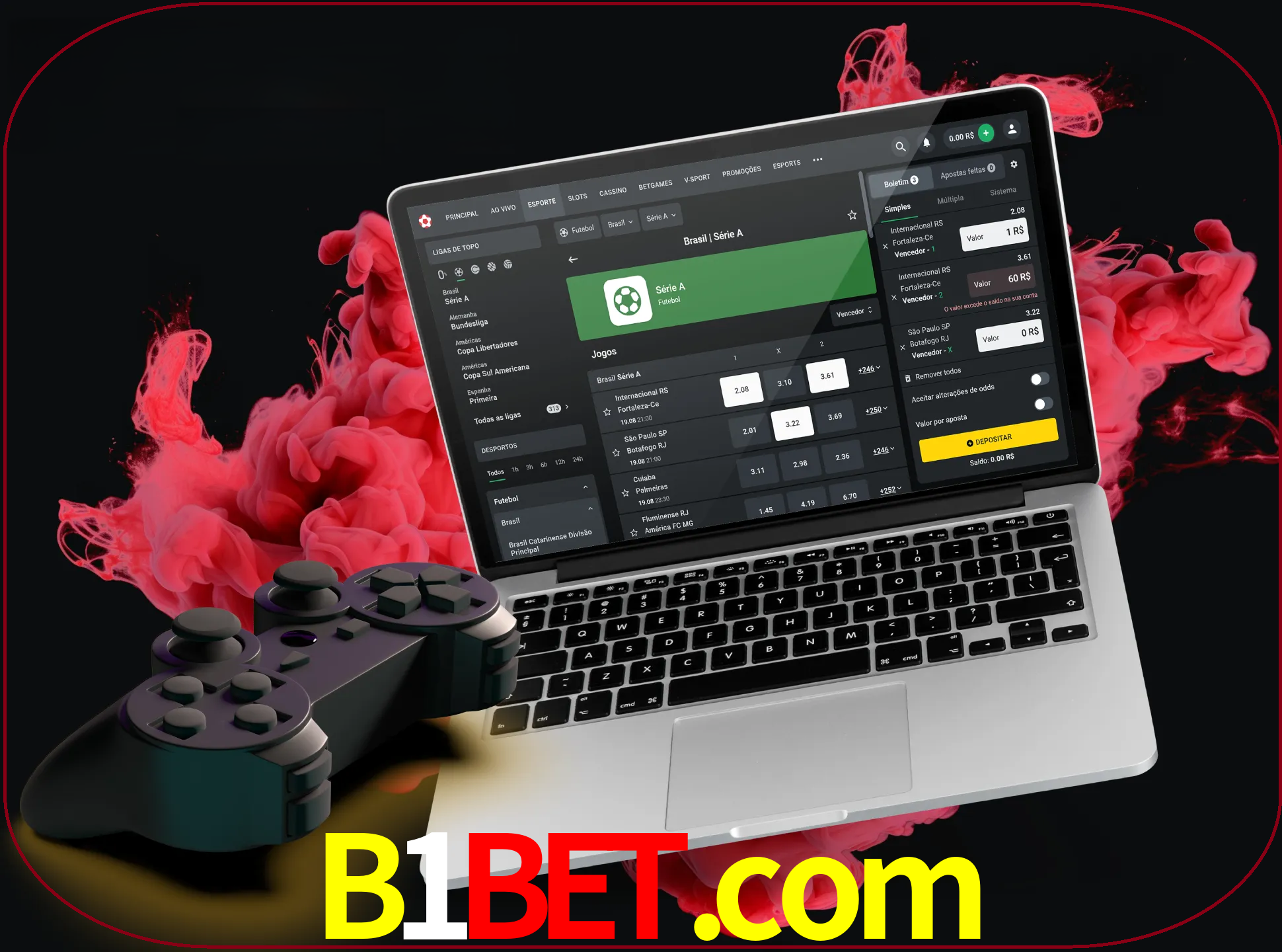 Visite a secção especial de jogos de vídeo em b1bet para descobrir em que jogos pode apostar e ganhar muito dinheiro.